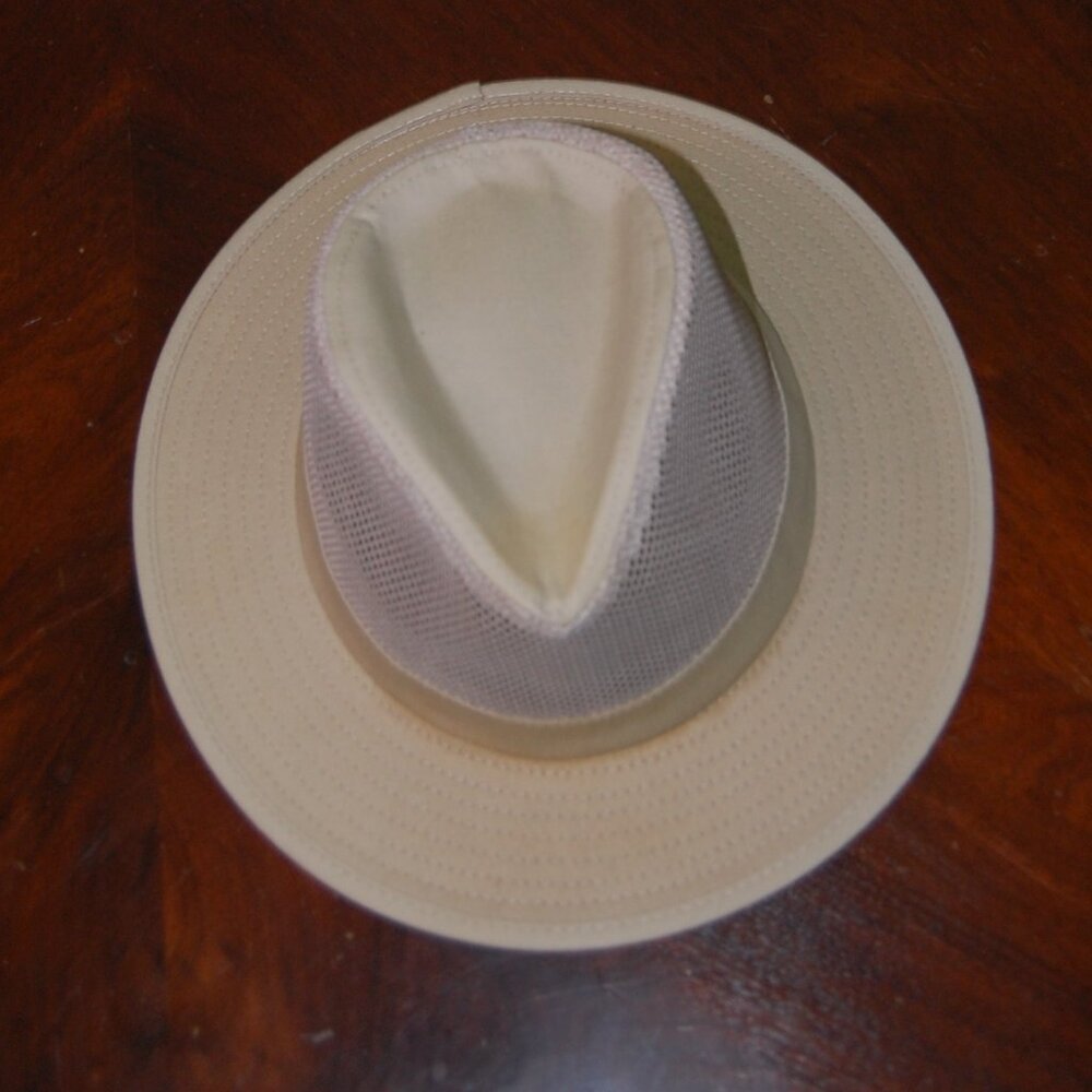 Tan Indiana Jones Herdwear Collection Men's Hat Size XL W/ Leather Strings